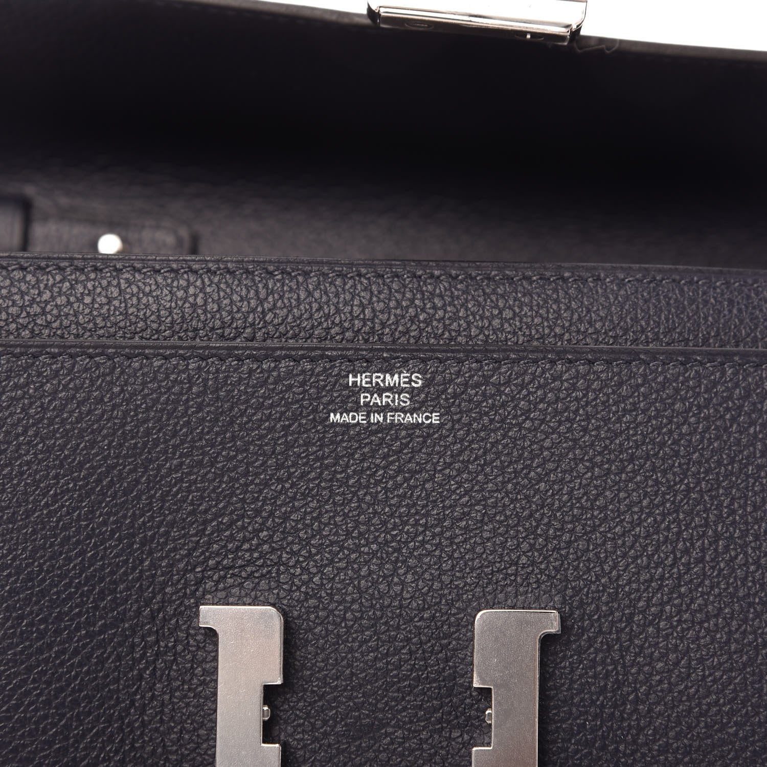 Hermes Evercolor Constance Wallet To Go Bleu Nuit 7 of 8