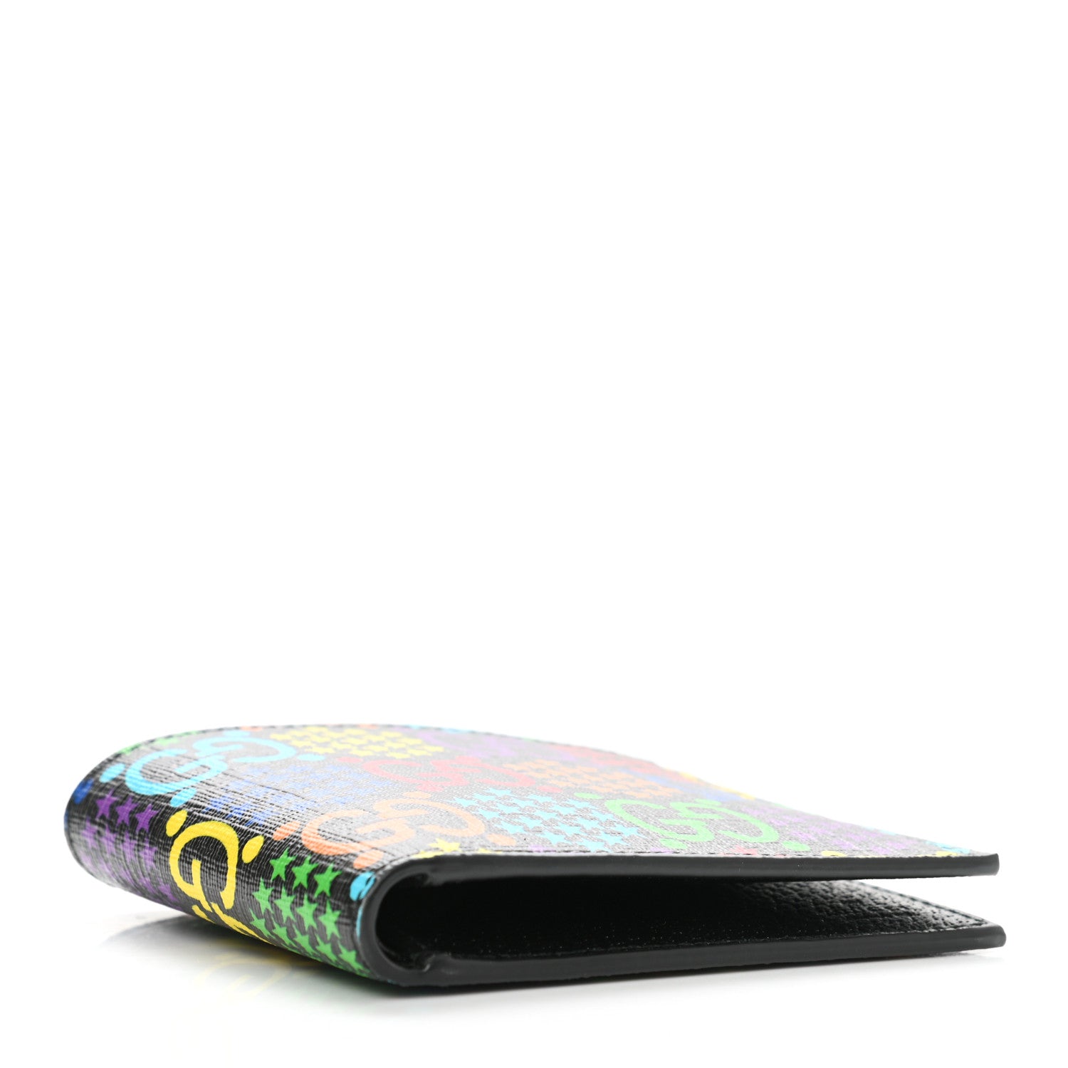 Gucci GG Supreme Monogram Psychedelic Bi-Fold Wallet Black Multicolor 4 of 8