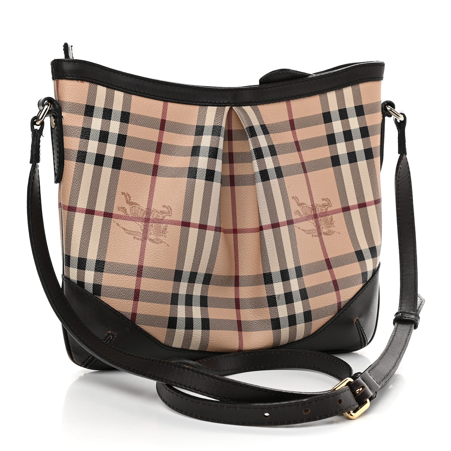Haymarket Check Hartham Crossbody Chocolate