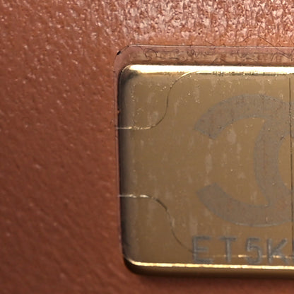 Chanel Lambskin Quilted Mini Rectangular Flap Brown 7 of 10