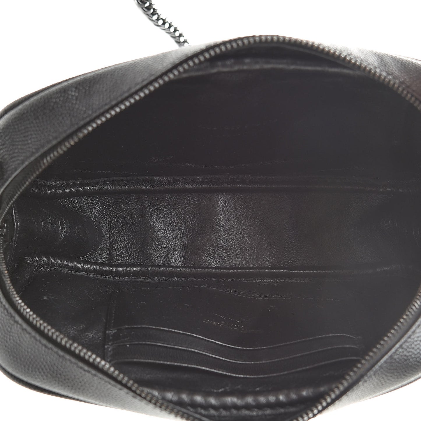 Grain De Poudre Matelasse Monogram Mini Lou Camera Bag Black