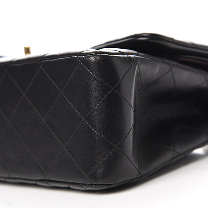 Chanel Lambskin Quilted Jumbo Double Flap Black 15 of 16
