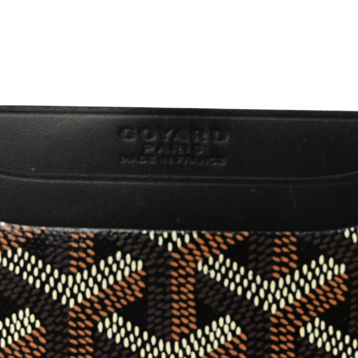 Goyard Goyardine Saint Sulpice Card Holder Black 6 of 7