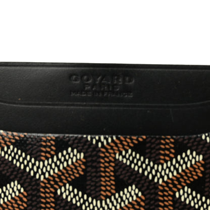Goyard Goyardine Saint Sulpice Card Holder Black 6 of 7