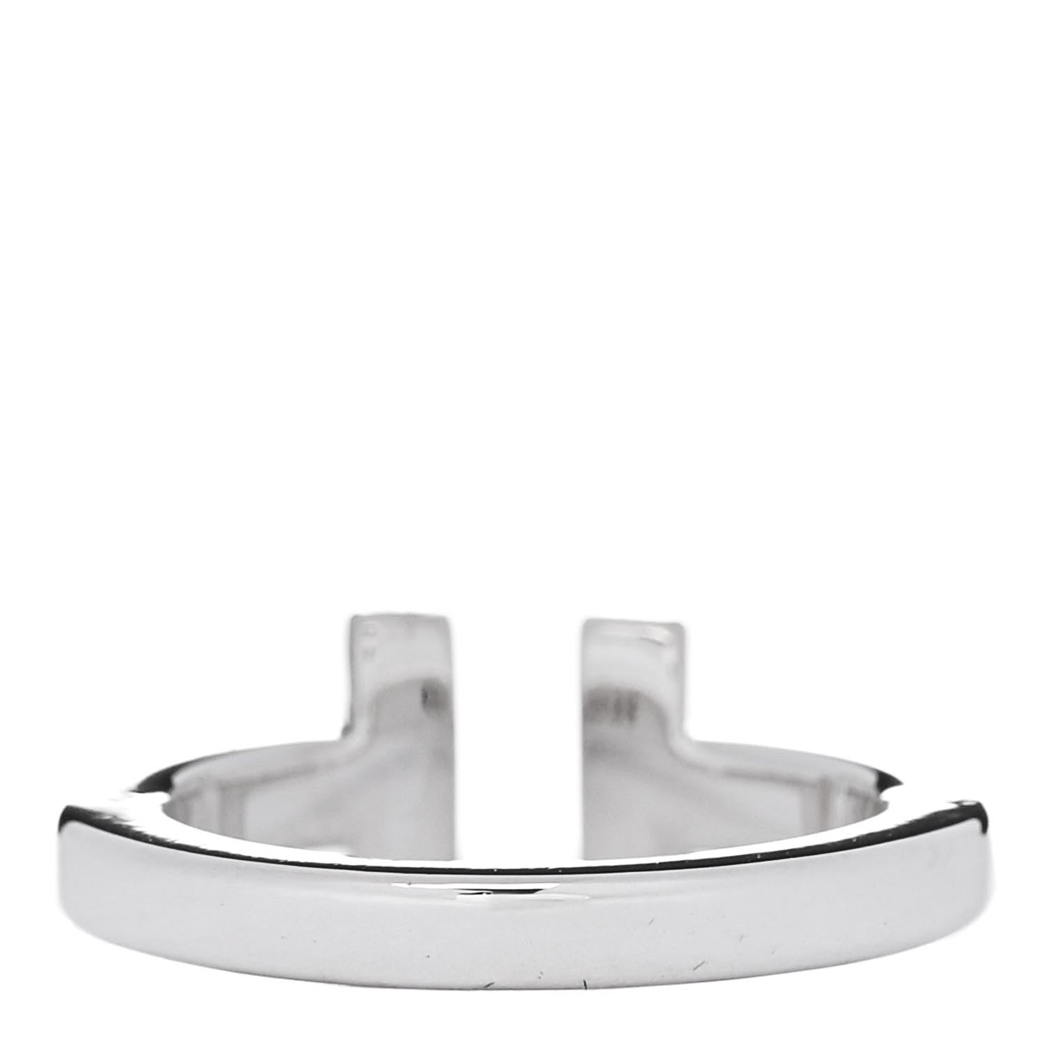 Tiffany Sterling Silver T Square Ring 49 5 3 of 4