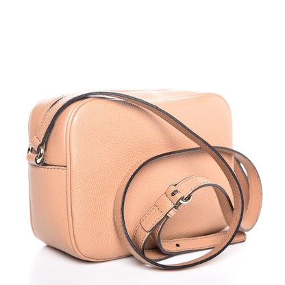 Gucci Pebbled Calfskin Small Soho Disco Bag Rose Beige 3 of 8