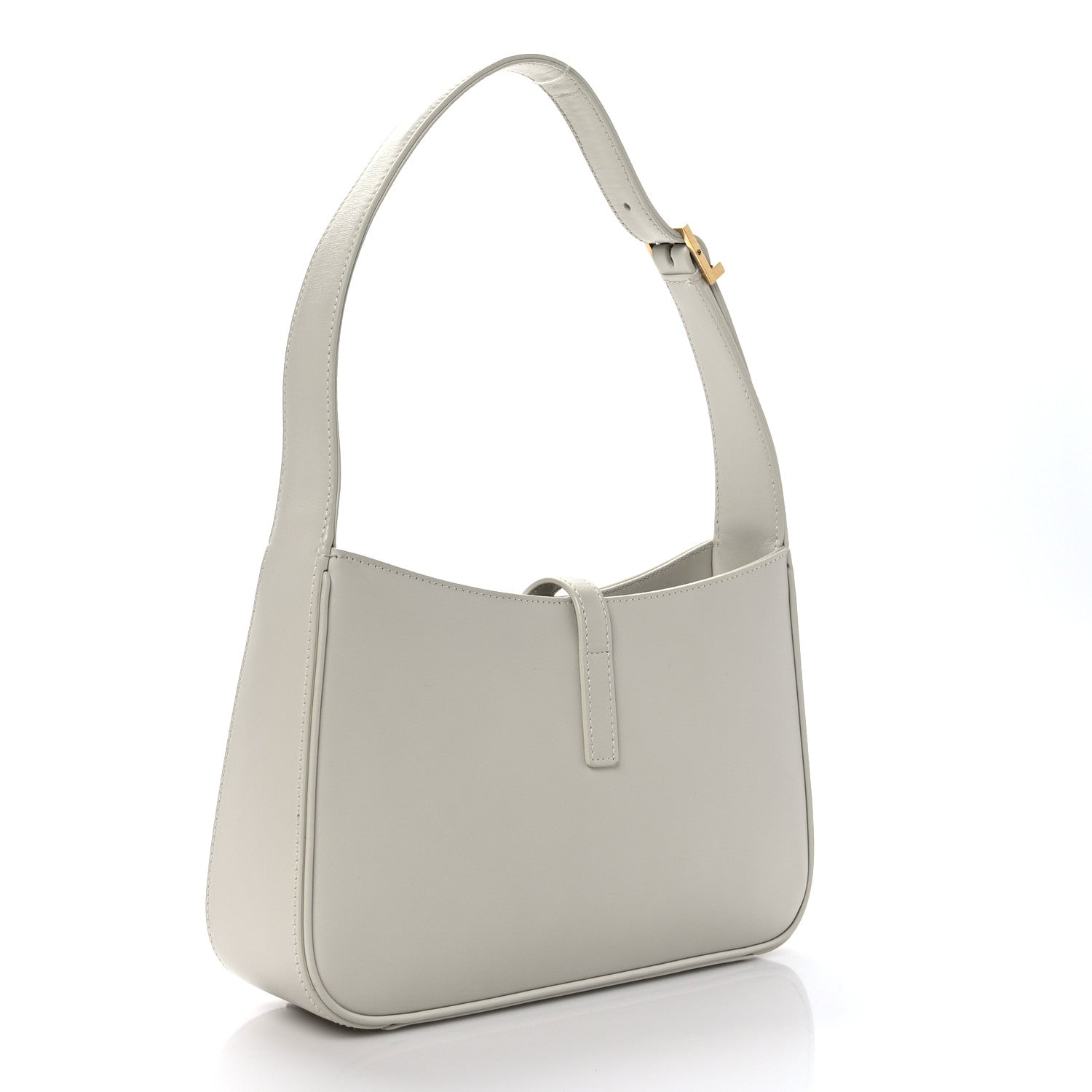Saint Laurent Smooth Calfskin Le 5 A 7 Hobo Blanc Vintage 2 of 10