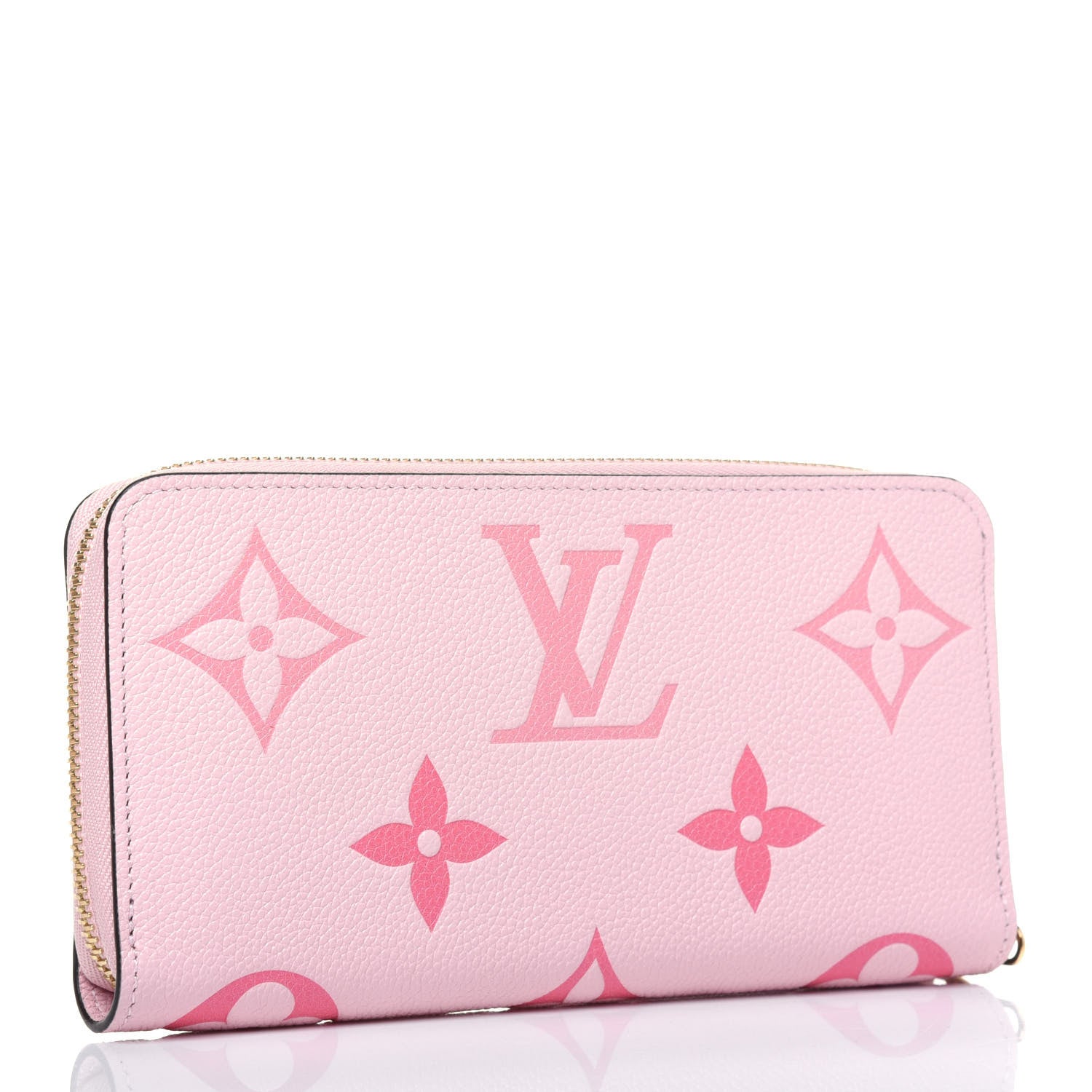 Louis Vuitton Empreinte Monogram Giant By The Pool Zippy Wallet Bouton De Rose 3 of 14