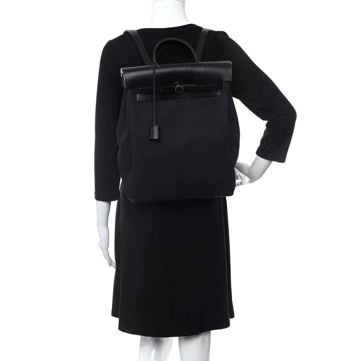 Toile Militaire Vache Hunter Laque Herbag a Dos Zip Retourne Backpack Black