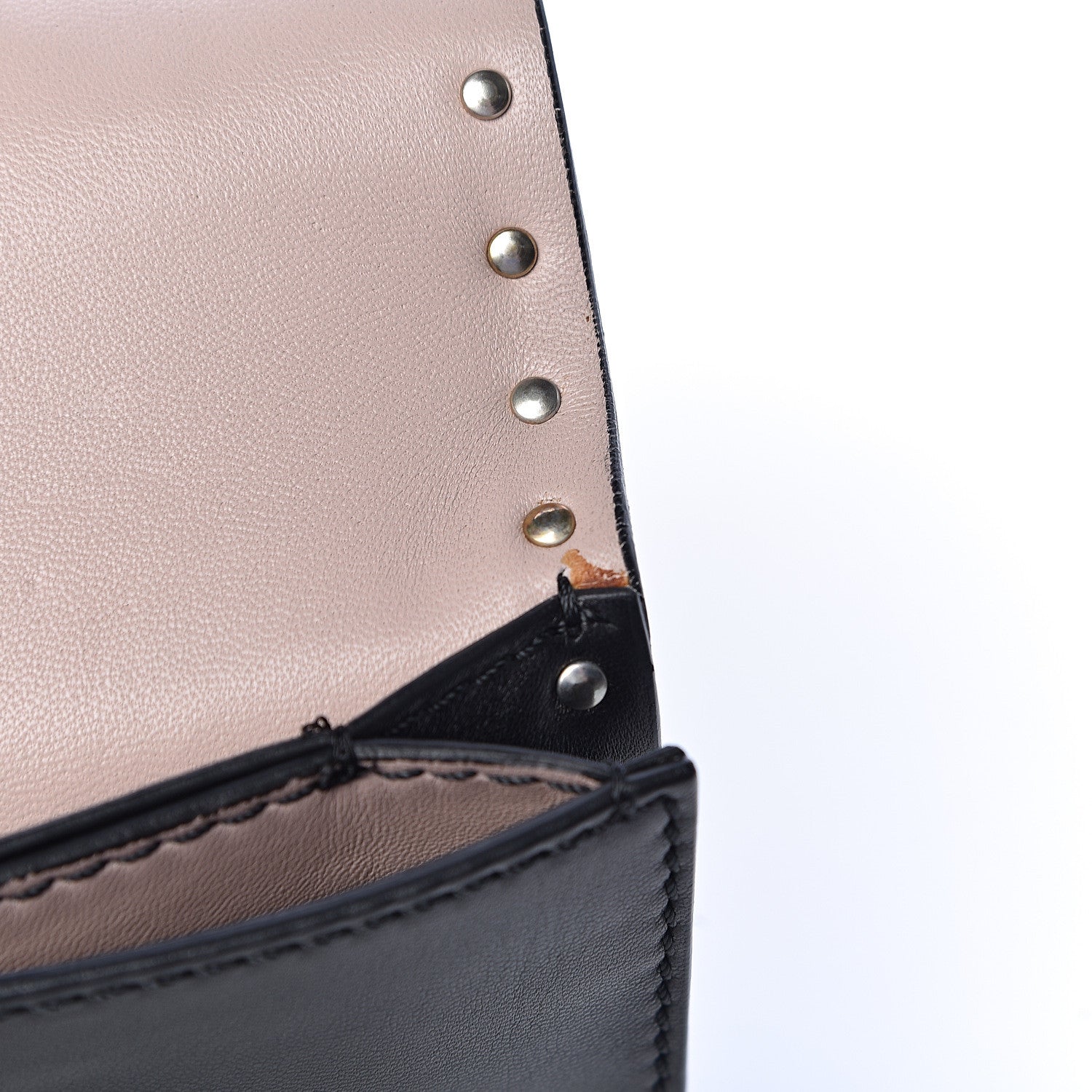 Valentino Garavani Nappa Rockstud Wristlet Clutch Black 13 of 15