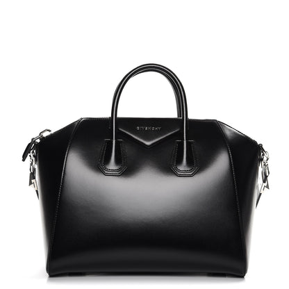 Givenchy Shiny Lord Calfskin Medium Antigona Black 1 of 8