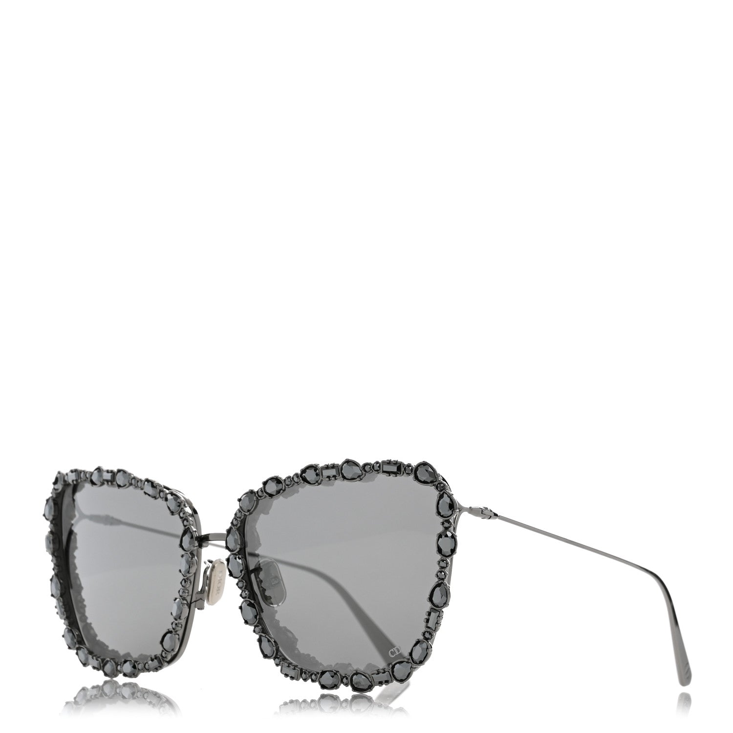 Christian Dior Crystal MissDior B2U Sunglasses Dark Silver 1 of 6