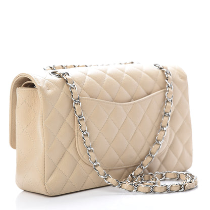 Chanel Caviar Quilted Medium Double Flap Beige Clair 3 of 16
