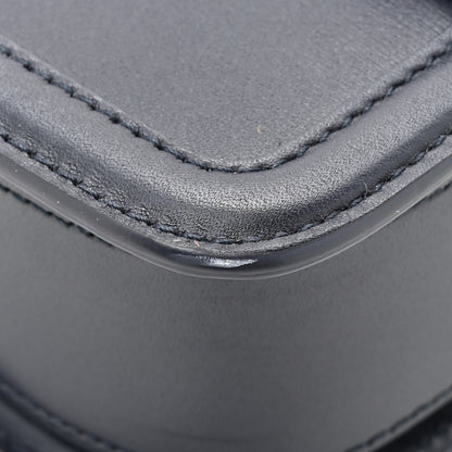 Saint Laurent Box Calfskin Monogram Medium Solferino Satchel Deep Marine 11 of 13