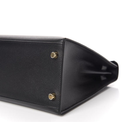 Hermes Epsom Kelly Sellier 28 Black 8 of 37