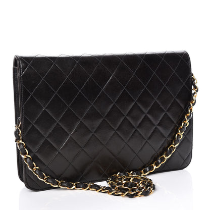 Chanel Lambskin Quilted Medium Single Flap Black 3 of 21