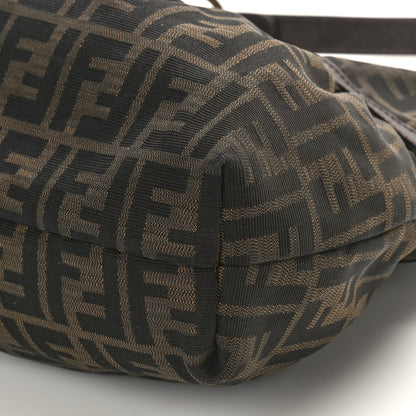Fendi Zucca Cuoio Lucido Chef Hobo Tobacco Moro 8 of 8