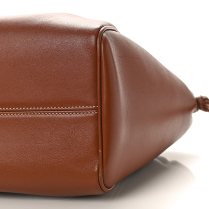 Celine Smooth Calfskin Cuir Small Triomphe Cabas Drawstring Tan 8 of 8