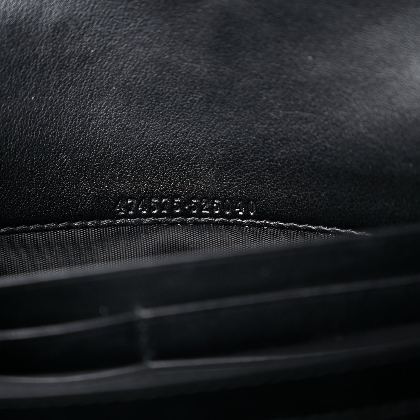 Calfskin Matelasse GG Marmont Chain Wallet Black