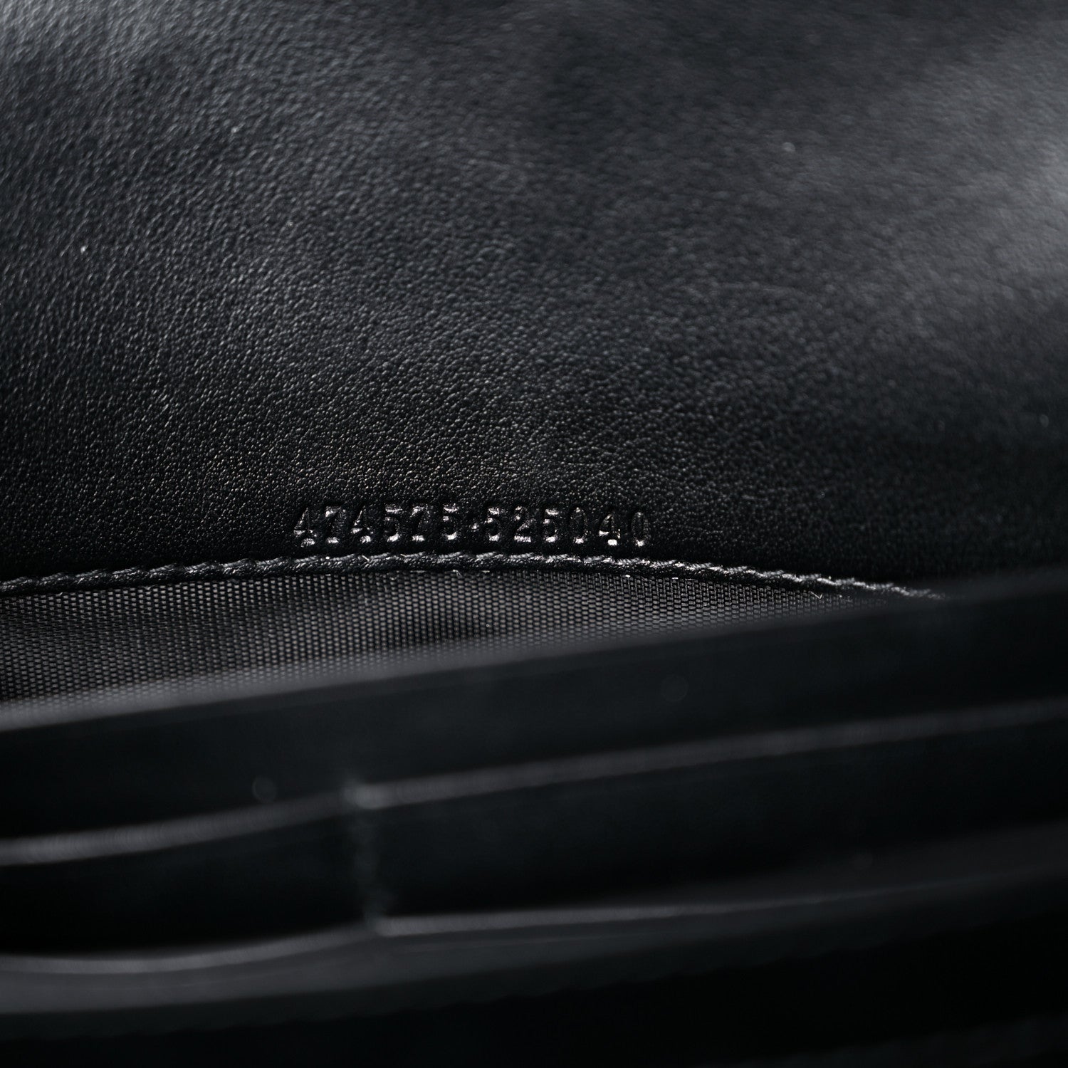 Gucci Calfskin Matelasse GG Marmont Chain Wallet Black 7 of 18