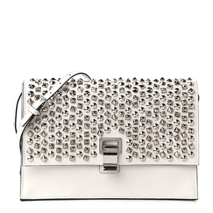 Proenza Schouler Calfskin Lambskin Studded Small Lunch Bag White 1 of 12
