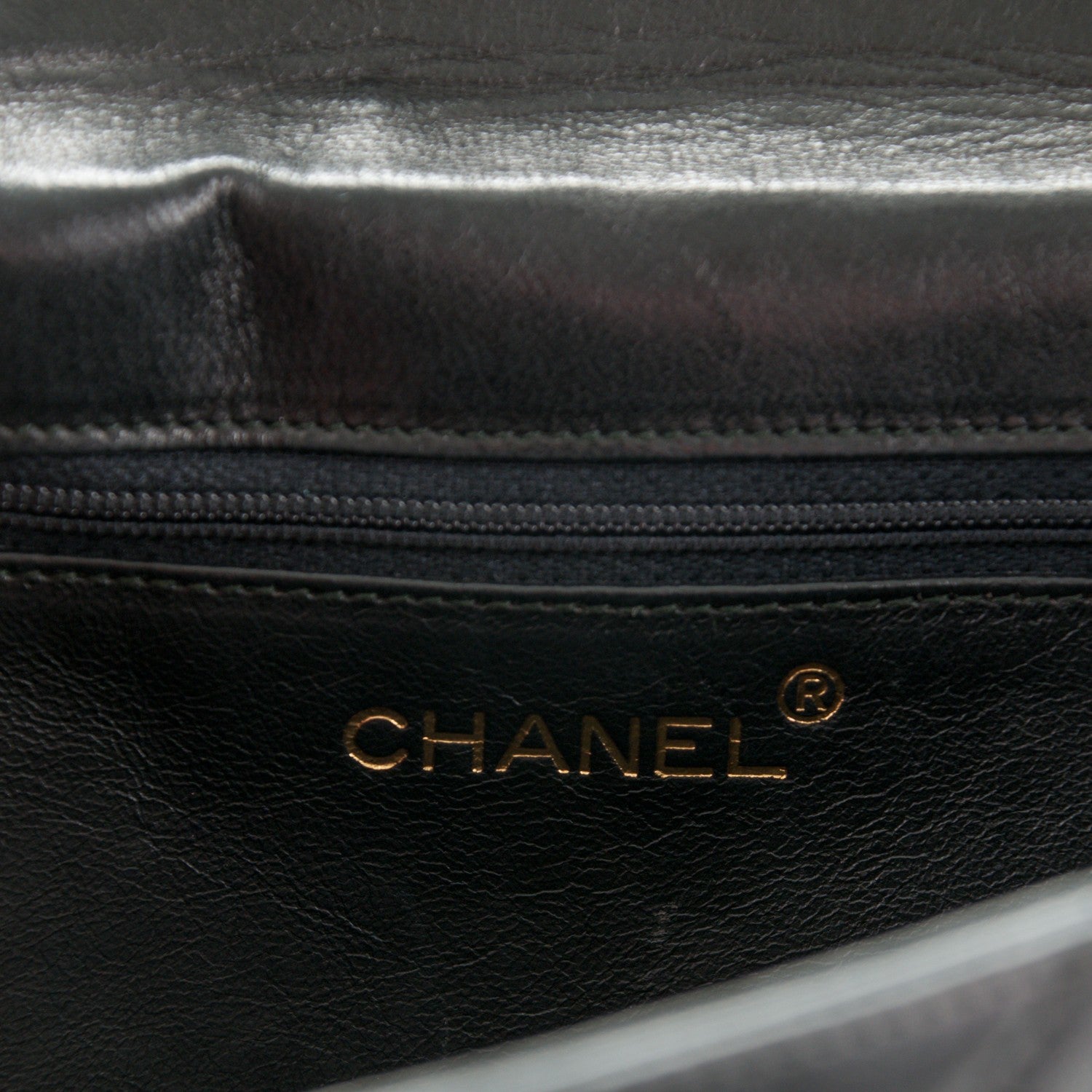 Chanel Lambskin Medium Envelope Single Flap Black Red 6 of 7