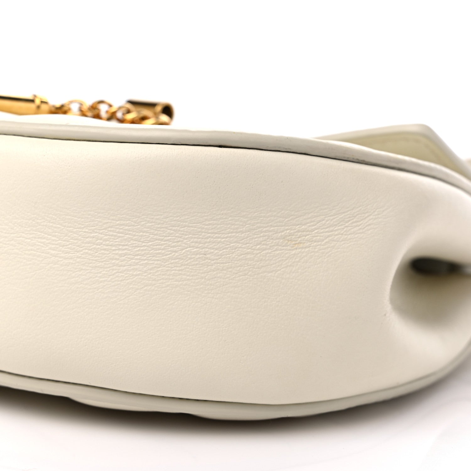 Chloe Calfskin Quilted Mini Drew Bijou Shoulder Bag Natural White 8 of 12
