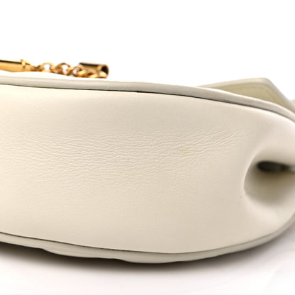 Chloe Calfskin Quilted Mini Drew Bijou Shoulder Bag Natural White 8 of 12