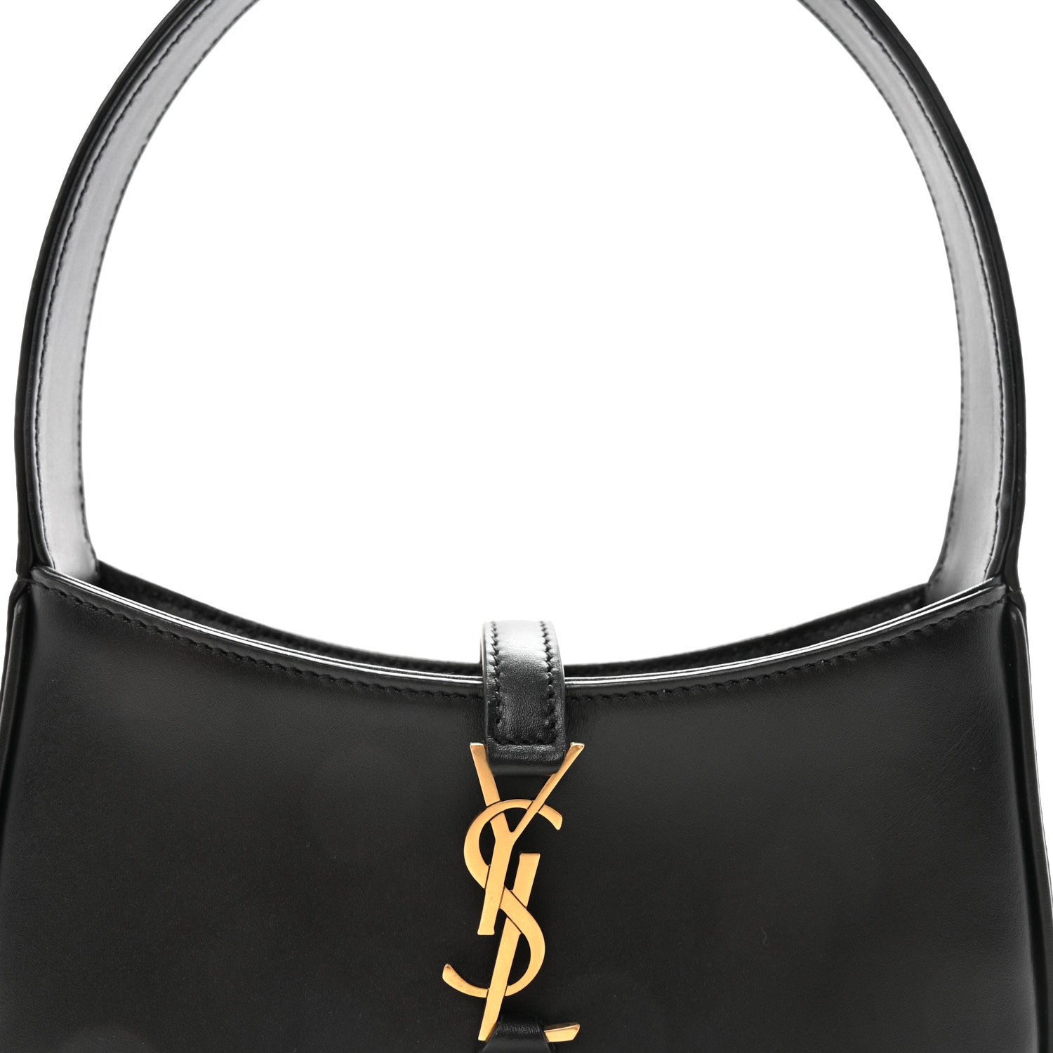 Saint Laurent Smooth Calfskin Le 5 A 7 Mini Hobo Black 7 of 10