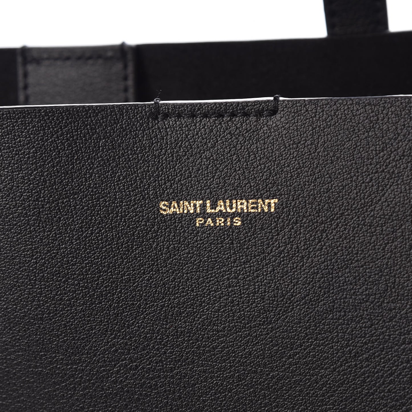 Calfskin Large Shopping Tote Black
