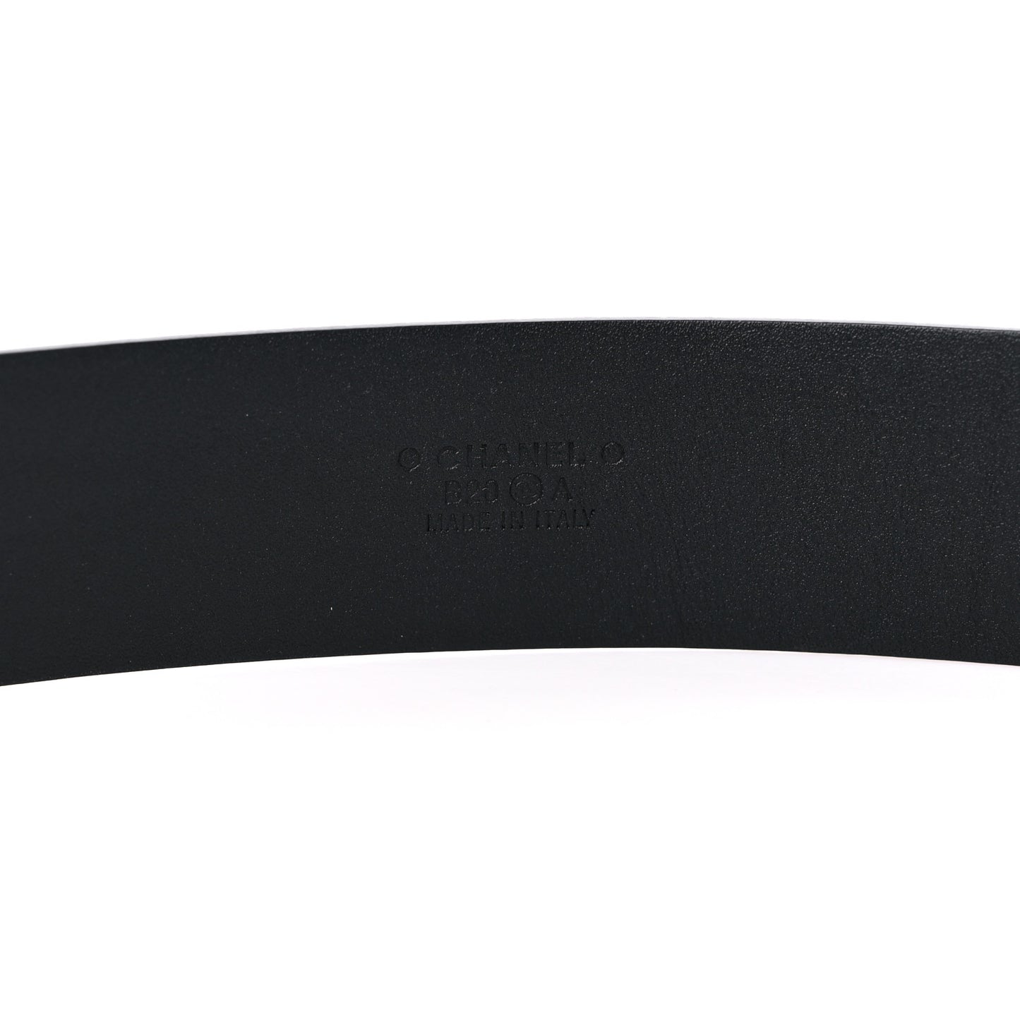 Lambskin Pearl Crystal CC Belt 80 32 Black