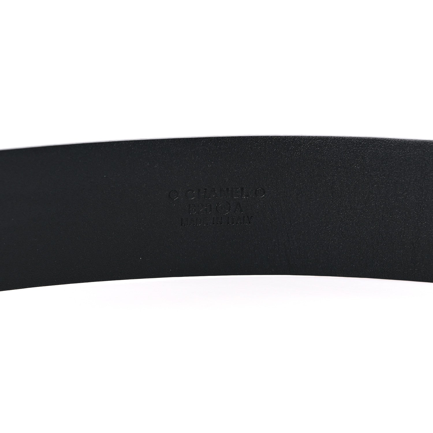 Chanel Lambskin Pearl Crystal CC Belt 80 32 Black 3 of 5