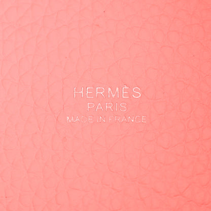 Hermes Taurillon Clemence Picotin Lock 18 PM Rose Sakura 6 of 11