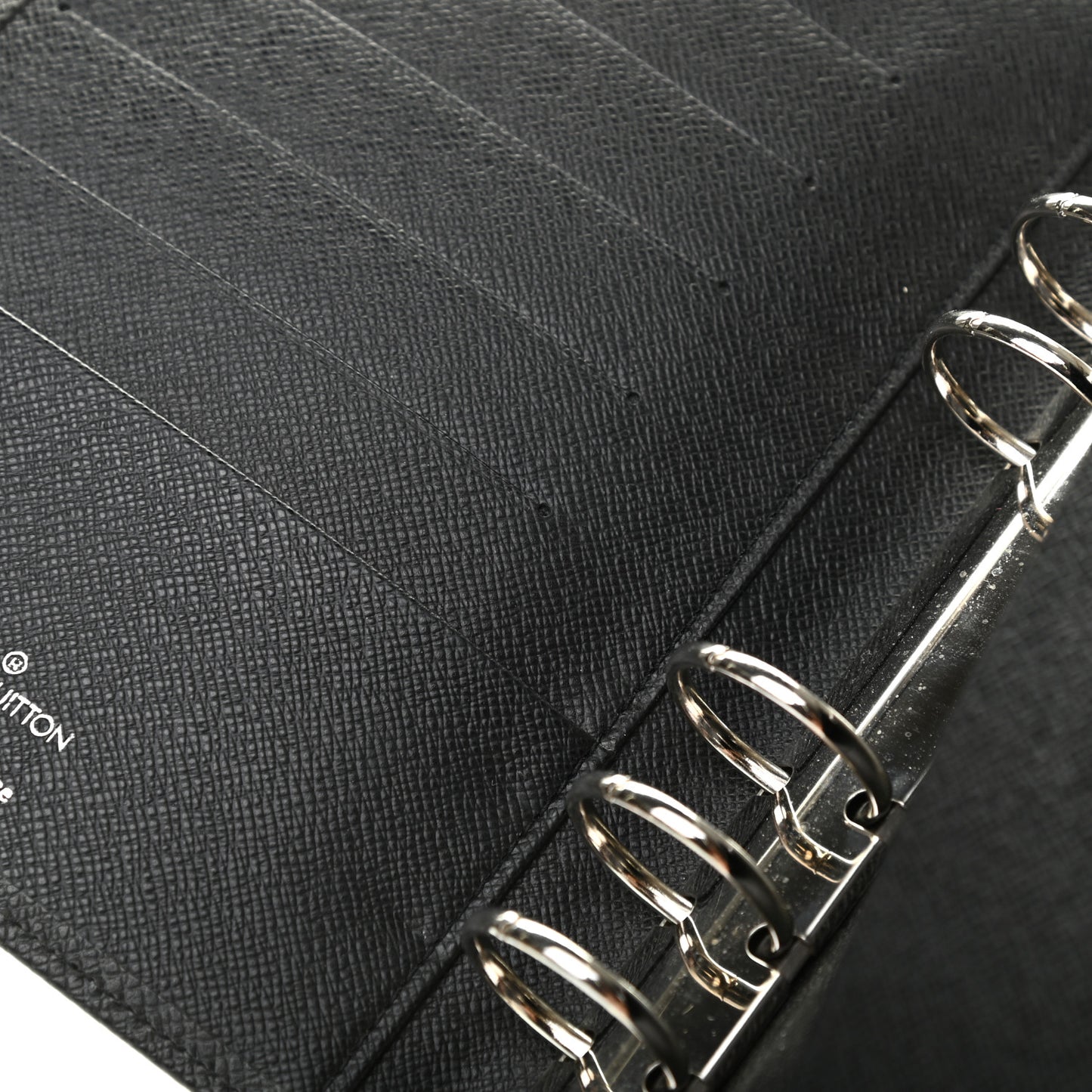 Taiga Medium Ring Agenda Cover Ardoise
