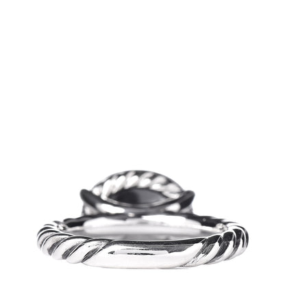 David Yurman Sterling Silver Hematite 10mm Chatelaine Ring 52 6 4 of 6