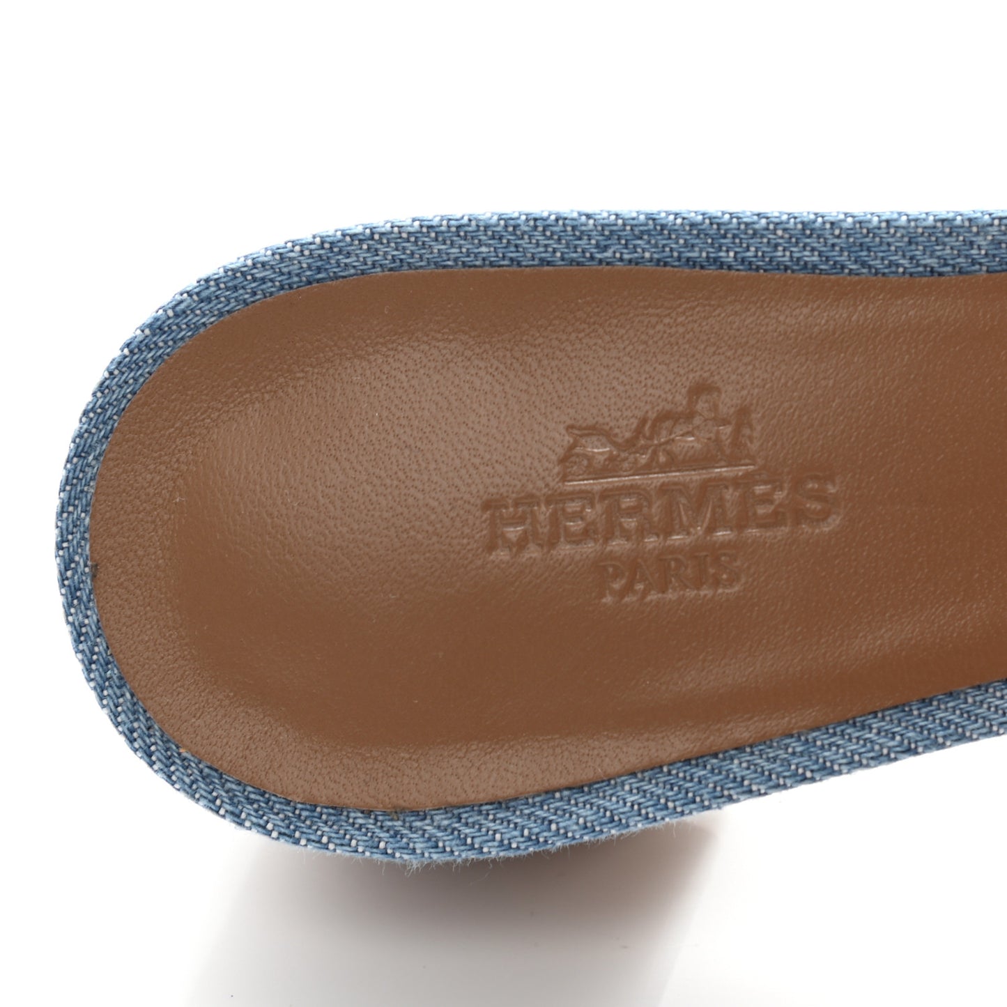 Denim Oasis Sandals 36 Bleu Clair