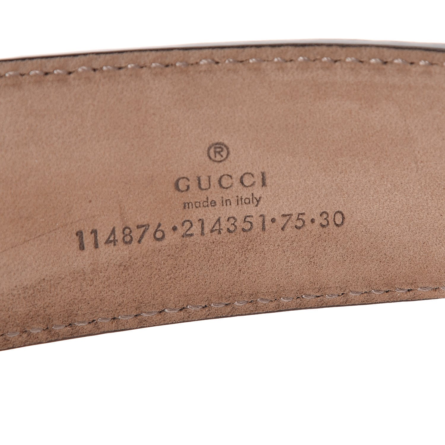 Gucci Guccissima Interlocking G Belt 75 30 Mustard 4 of 7