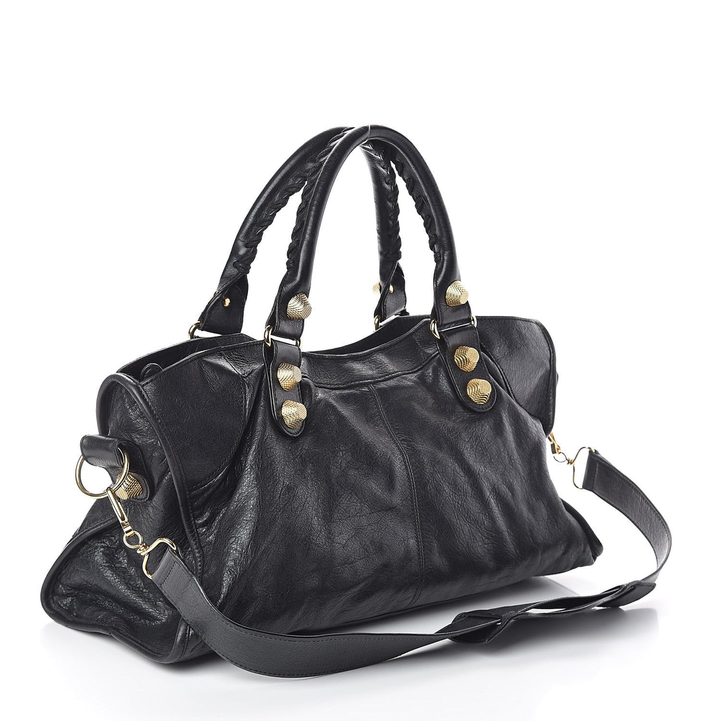 Agneau Giant 21 Gold Hardware Part Time Black