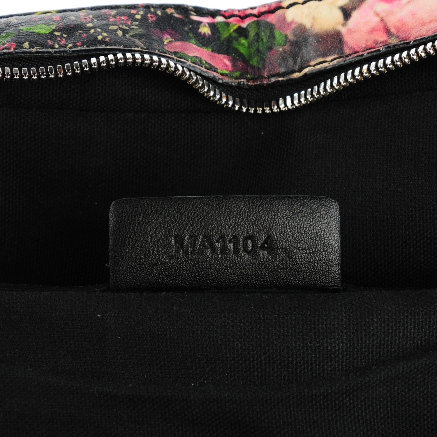 Givenchy Lambskin Roses Camouflage Print Medium Nightingale Black 7 of 7