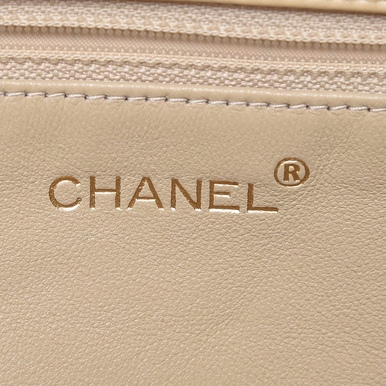 Chanel Lambskin Quilted Bekko Resin Shopper Tote Beige 6 of 14