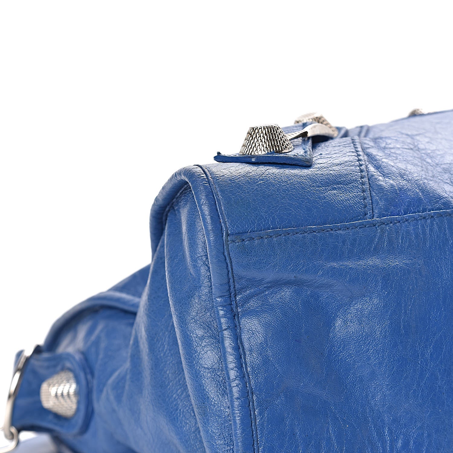 Balenciaga Agneau Giant 21 Silver Hardware City French Bleu 7 of 22