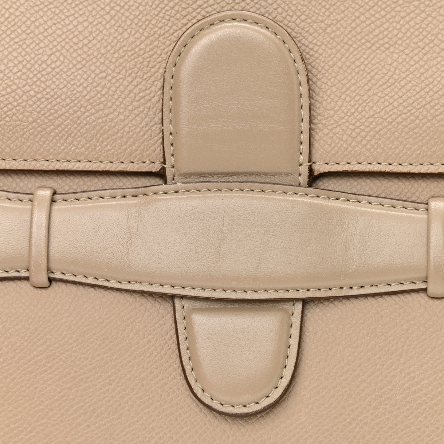 Baby Grained Calfskin Medium Symmetrical Bag Taupe