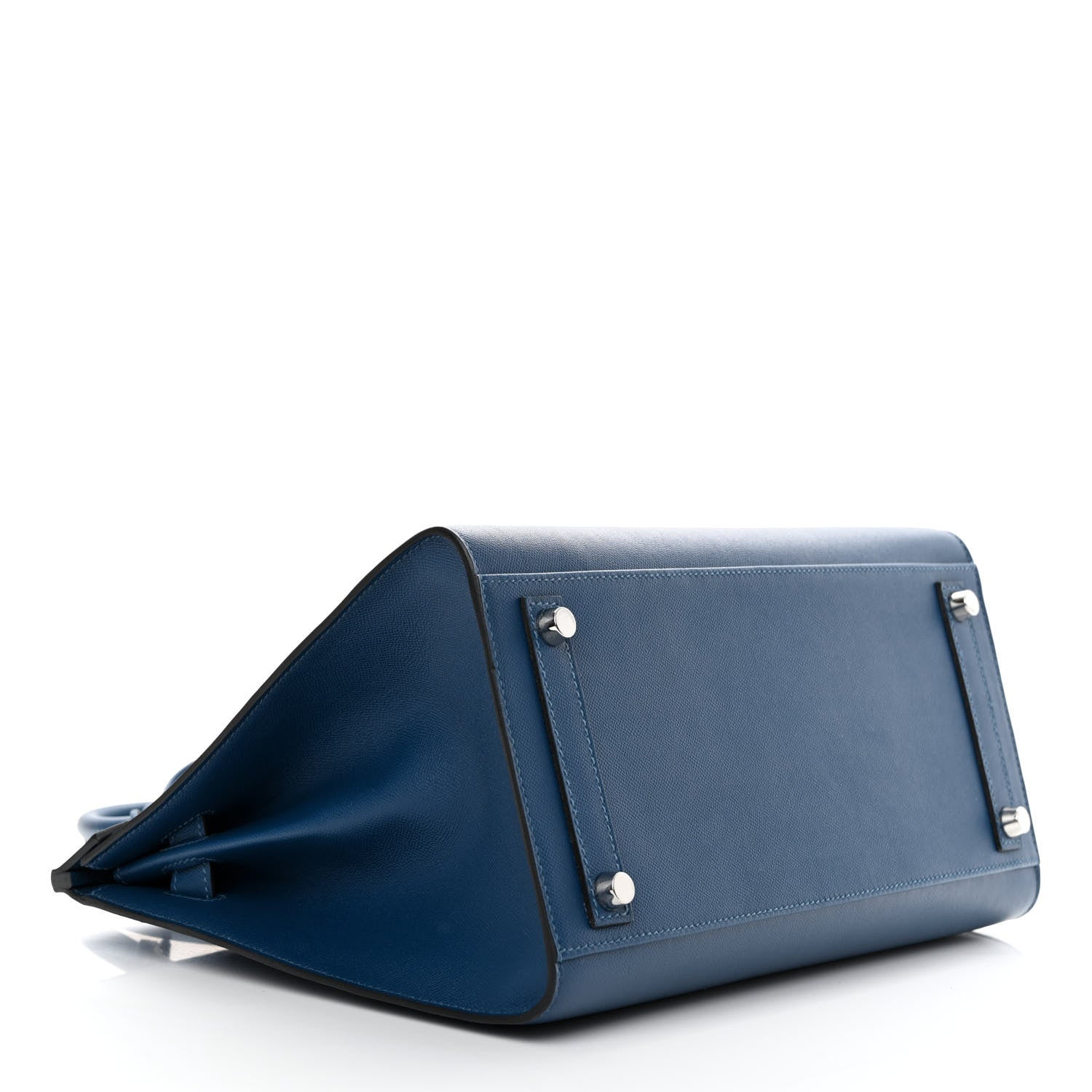 Hermes Madame Calfskin Birkin Sellier 30 Deep Blue 4 of 12