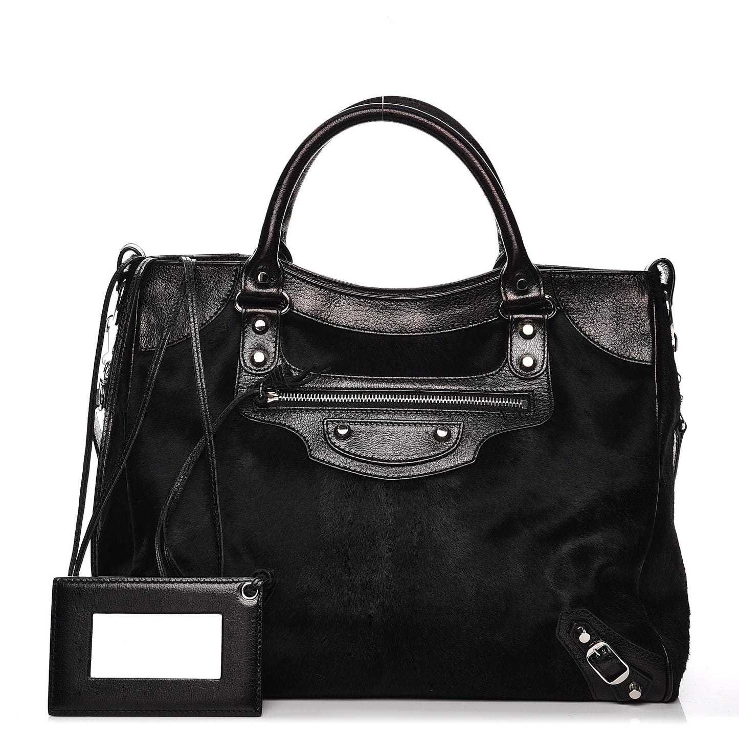 Chevre Pony Hair Velo Black