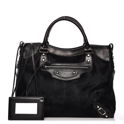 Balenciaga Chevre Pony Hair Velo Black 1 of 13