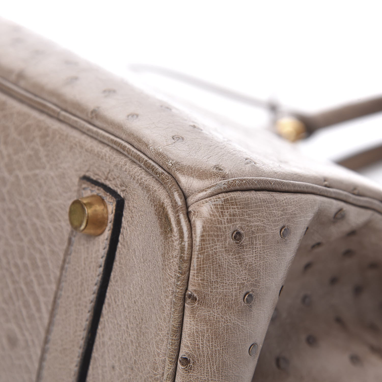 Hermes Ostrich Birkin 35 Gris Tourterelle 13 of 18