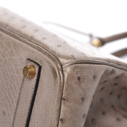 Hermes Ostrich Birkin 35 Gris Tourterelle 13 of 18