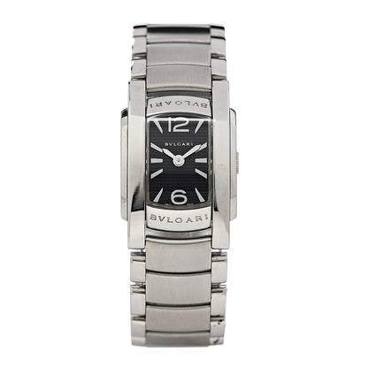 Bulgari Stainless Steel 18mm Assioma Quartz Watch Black 1 of 5