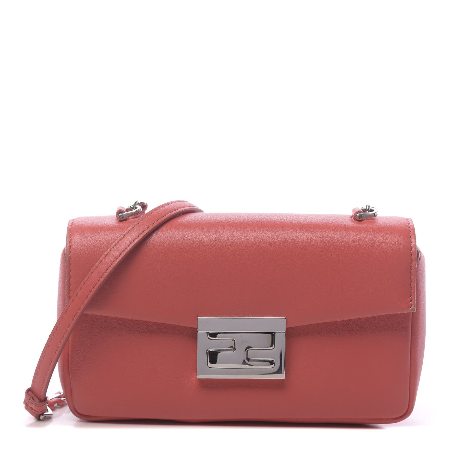 Fendi Nappa Mini Be Baguette Shoulder Bag Rosa Exstasy 1 of 17