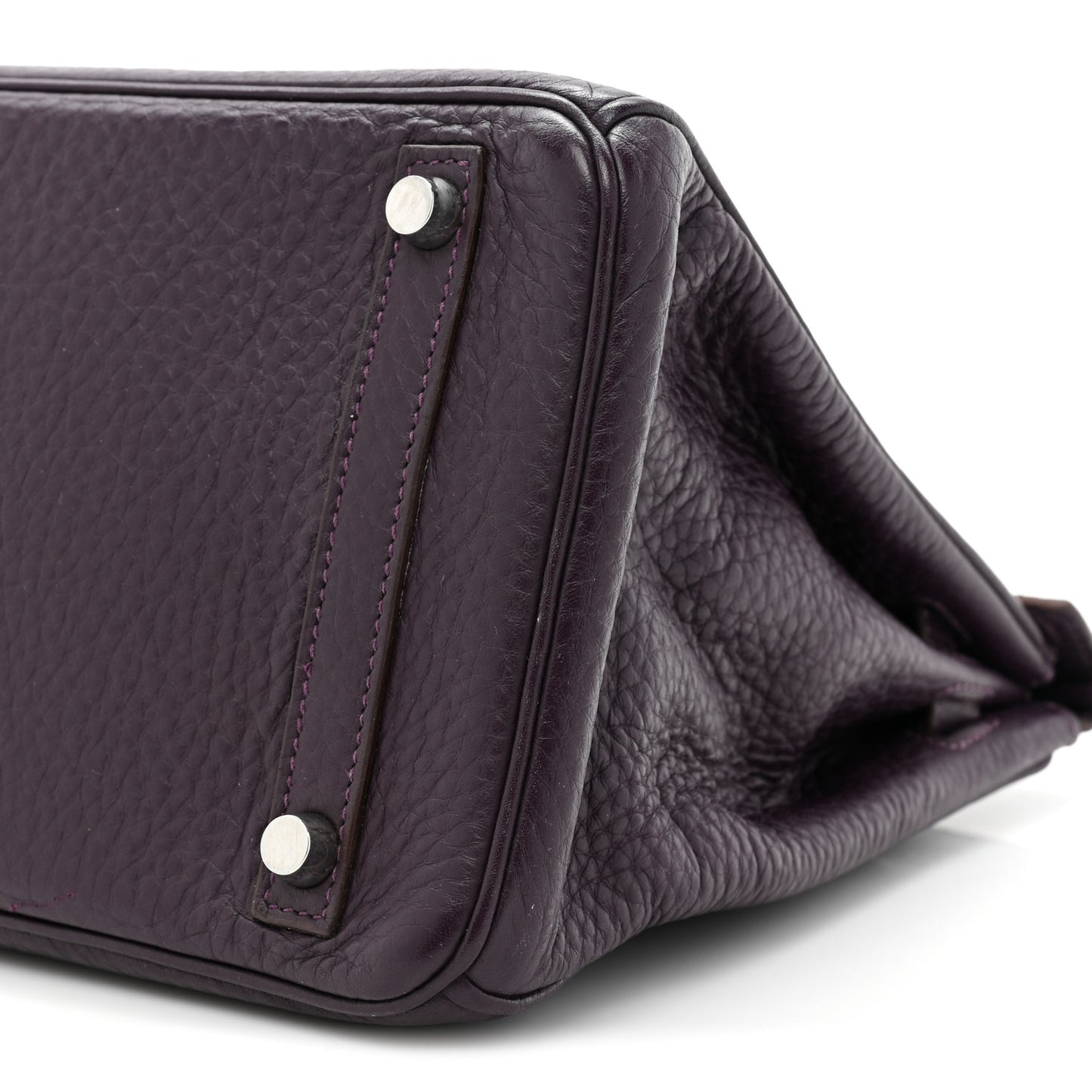 Taurillon Clemence Birkin 30 Raisin